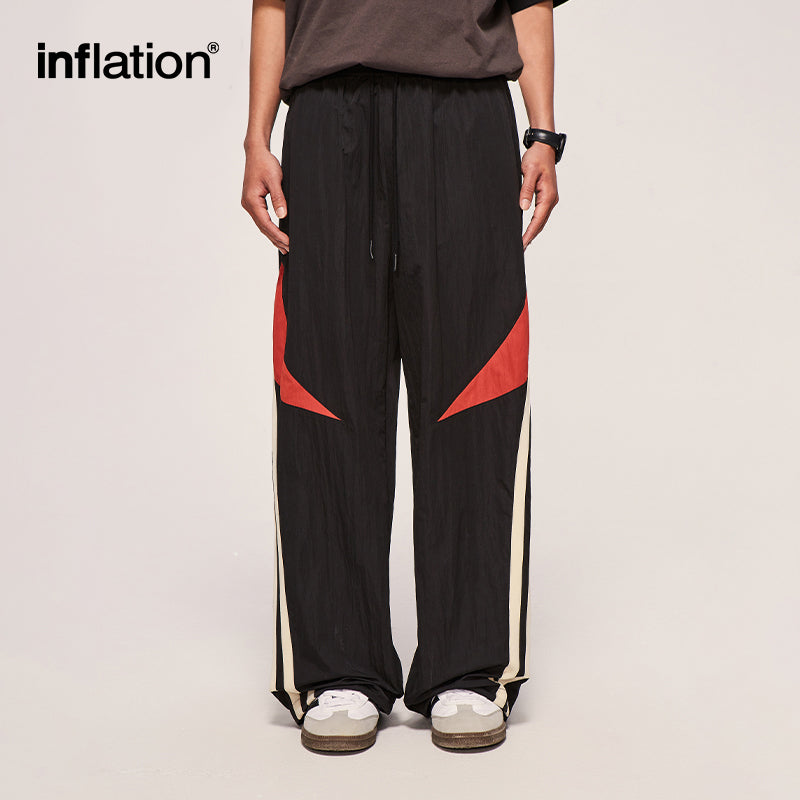 INFLATION Striped Colorblock Cargo Pants