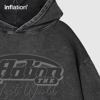 INFLATION Graphic Washed Hoodies