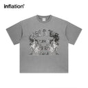 INFLATION Vintage Distressed Cotton Tees