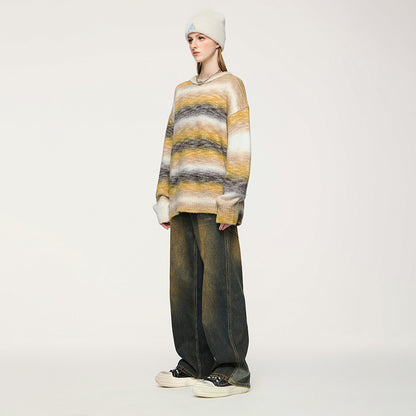 INFLATION Rianbow Oversized Jumpers