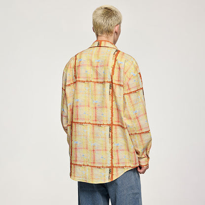 INFLATION Colorful Checkered Shirts