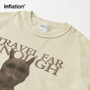 INFLATION Vintage Distressed Washed Tees