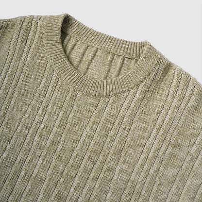 INFLATION Vertical Striped Arctic Fleece Sweaters