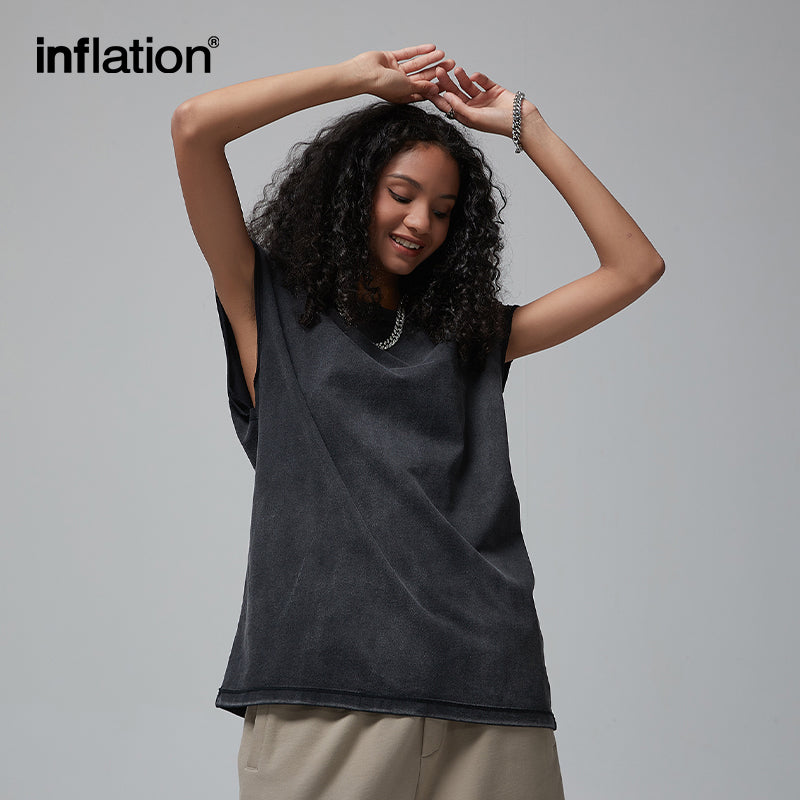 INFLATION Washed Tank Tops