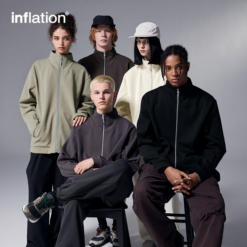 INFLATION HeiQ Fleece Blank Zipper Jacket