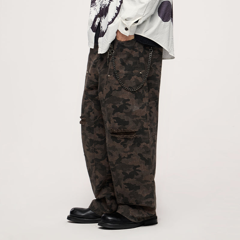 INFLATION Camouflage Cargo Pants