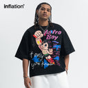 INFLATION Anime Graphic Cotton Tees