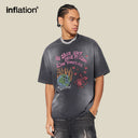 INFLATION Vintage Washed Graphic Tshirt