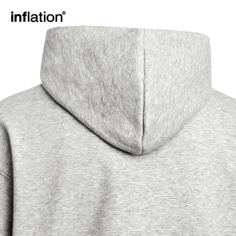 INFLATION Thermal Cropped Fleece Hoodies