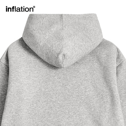 INFLATION Embroidery Cartoon Dachshund Hoodies