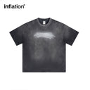 INFLATION Ripped Acid Spray Wash Tees