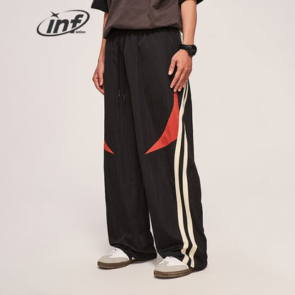 INFLATION Striped Colorblock Cargo Pants