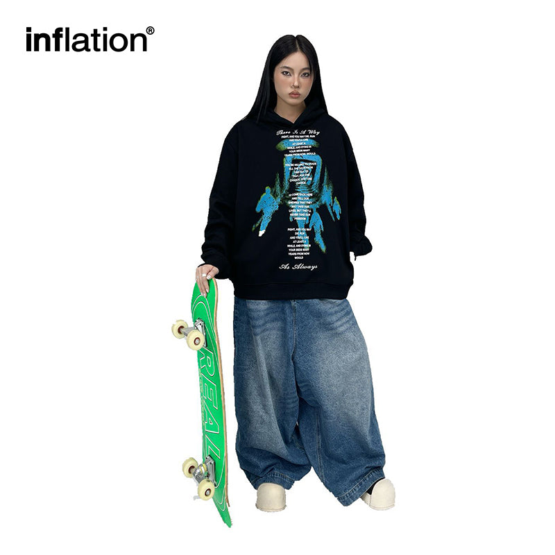 INFLATION American Retro Fleece Hoodie