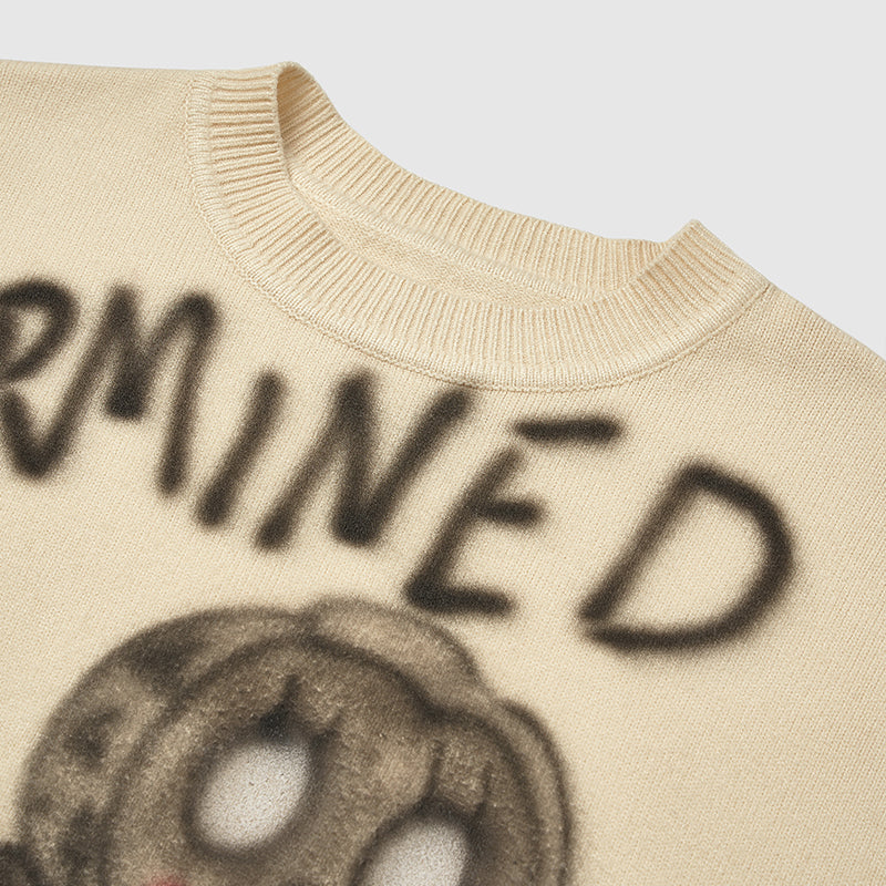 INFLATION Cartoon Graffiti Sweater