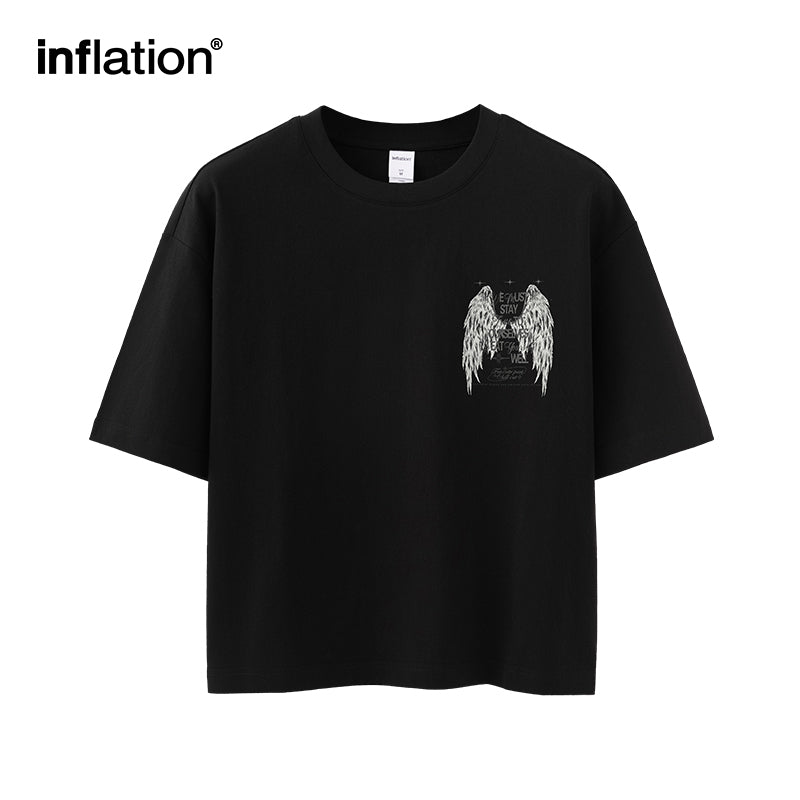 INFLATION Wings Luminous Boxy Tshirt