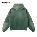 INFLATION Washed Zip Up Hoodies