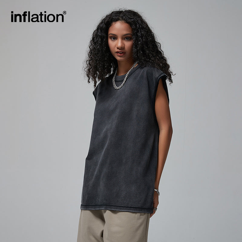 INFLATION Washed Tank Tops