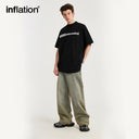 INFLATION "Interesting" Textured Printed Oversize Tees - INFLATION