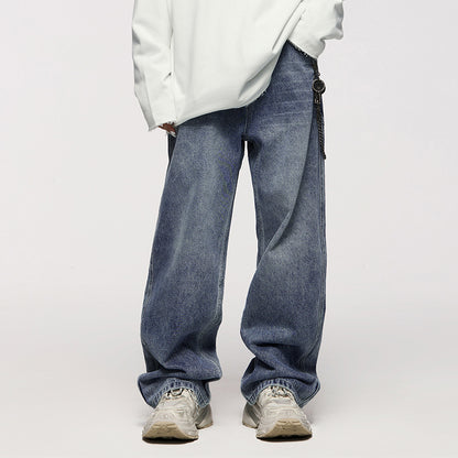 INFLATION Blue Washed Baggy Jeans