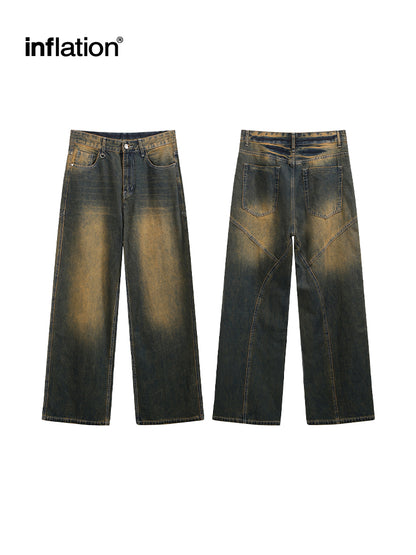 INFLATION Retro Washed Baggy Jeans