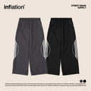 INFLATION Striped Side Wide Leg Track Pants - INFLATION