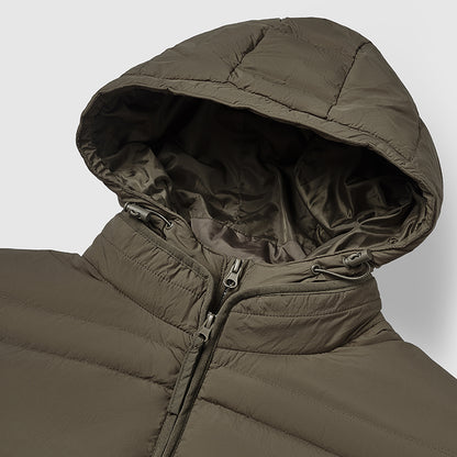 INFLATION Water-repellent Detachable Down Coat