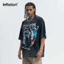 INFLATION Retro Washed Print Tees