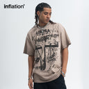 INFALTION Vintage Distressed Graphic Tees