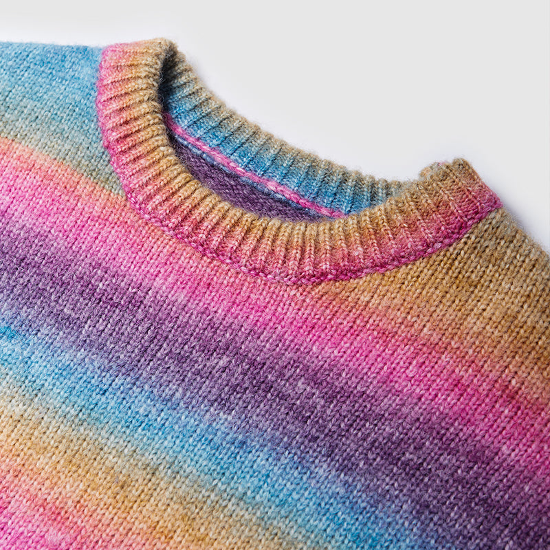 INFLATION Rianbow Oversized Jumpers