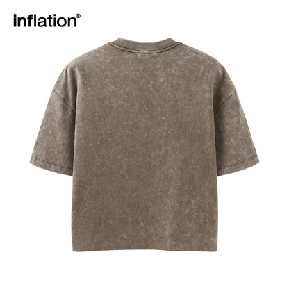 INFLATION Snowflake Washed Boxy Tshirt