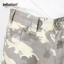 INFLATION Camo Wide Leg Shorts