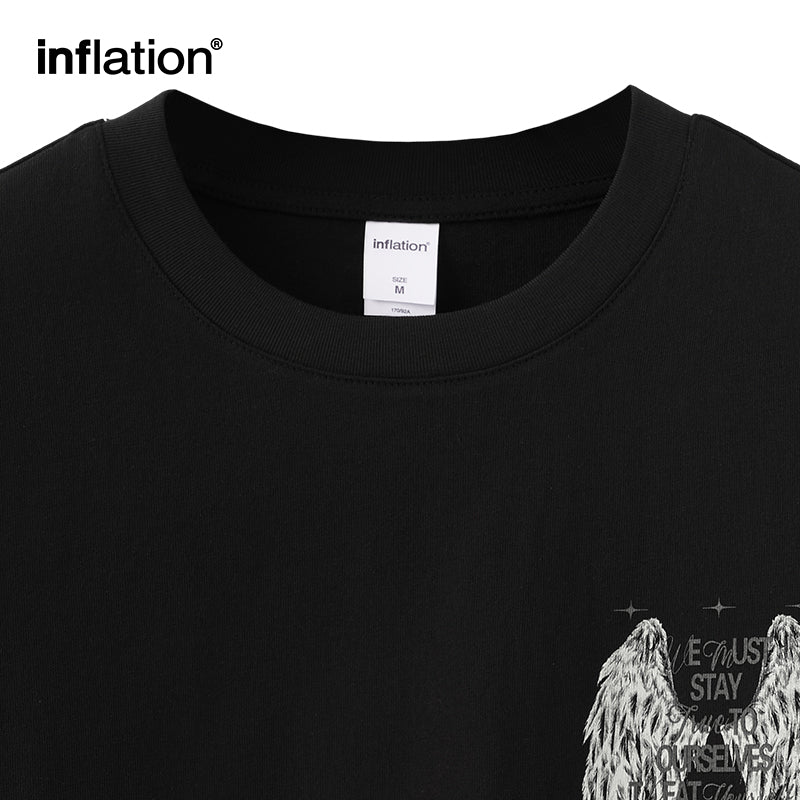 INFLATION Wings Luminous Boxy Tshirt