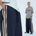 INFLATION Retro Striped Track Pants Unisex Streetwear - INFLATION