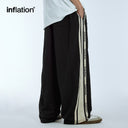 INFLATION Retro Striped Track Pants Unisex Streetwear - INFLATION