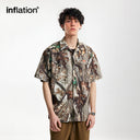 INFLATION Camo Seersucker Shirts