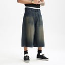 INFLATION Double Waist Baggy Jorts