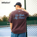 INFLATION Pocket Velvet Print T-Shirt