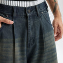 INFLATION Double Waist Baggy Jorts