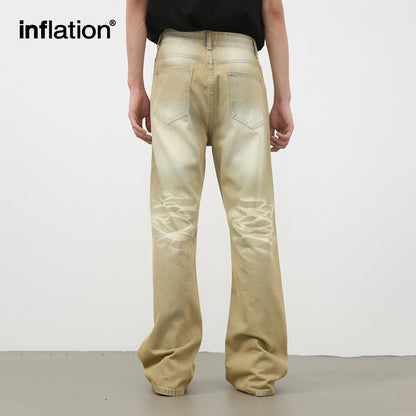 INFLATION Dirty-Washed Jeans