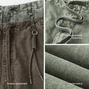 INFLATION Heavy Washed Cotton Cargo Pants