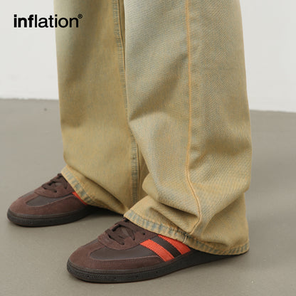 INFLATION Dirty-Washed Jeans