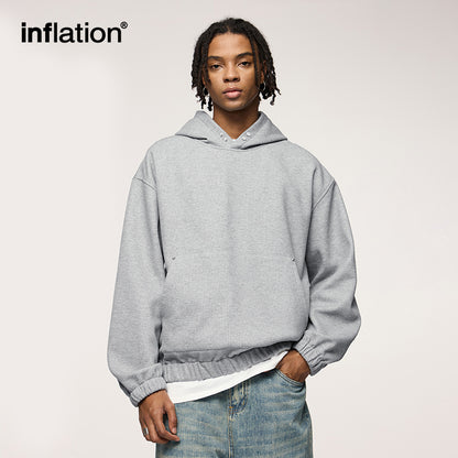 INFLATION Blank Heavyweight Cropped Hoodies