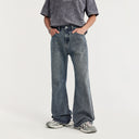 INFLATION Blue Washed Bootcut Jeans