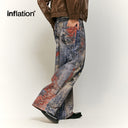 INFLATION Deconstructed Print Jeans