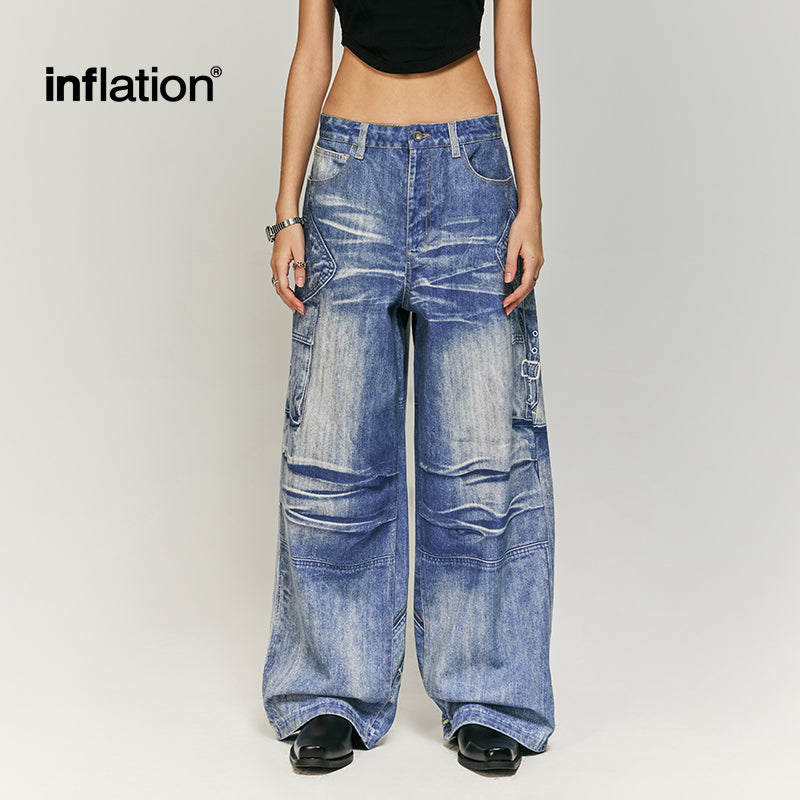 INFLATION 3D Printed Denim Pants