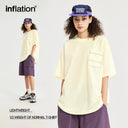 INFLATION Drop Shoulder Front Pocket Lightweight Tees - INFLATION