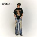 INFLATION Keychain Graphic Baggy Jeans