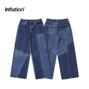 INFLATION Patchwork-effect Cotton Jeans