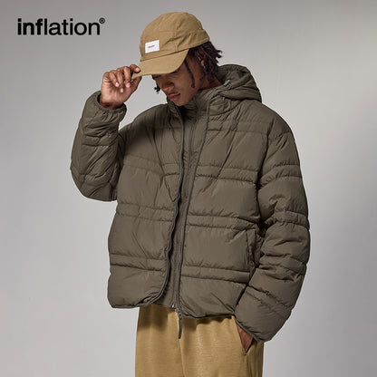 INFLATION Water-repellent Detachable Down Coat