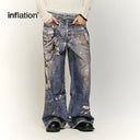 INFLATION Printed Baggy Fit Jeans